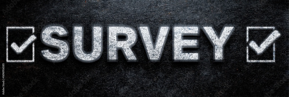 Fototapeta premium Interactive Survey Button: Engage Your Audience with a Simple Vote or Opinion Box