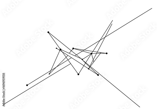 Intricate Abstract Line Pattern Design.