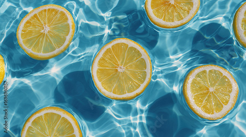 Lemon Slices in Water