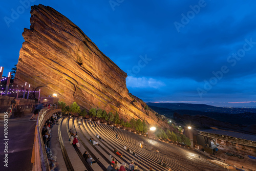 Red Rocks Amphitheater outside of Denver, Colorado