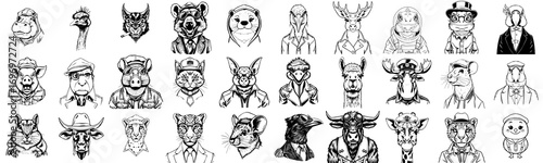 silhouettes of Animals