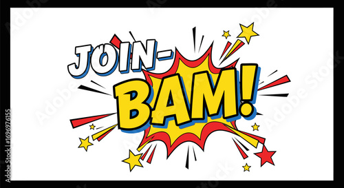 Join the Fun with a Comic Book Style "Bam!"