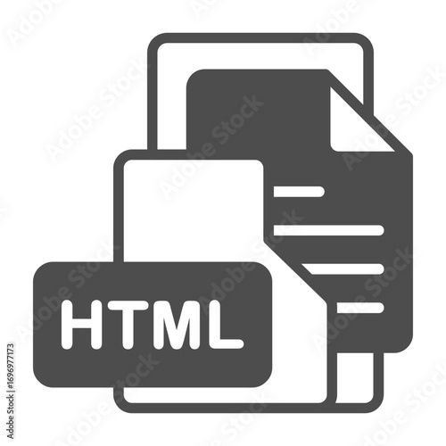 HTML File Format Folder Icon