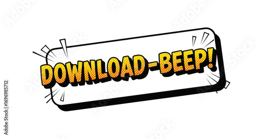Download-Beep! Comic Book Style Text