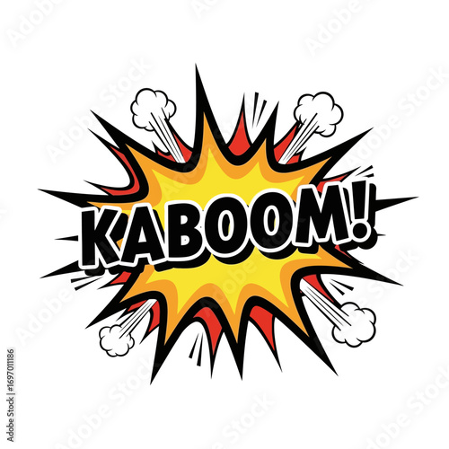 Comic Book "KABOOM!" Explosion Sound Effect