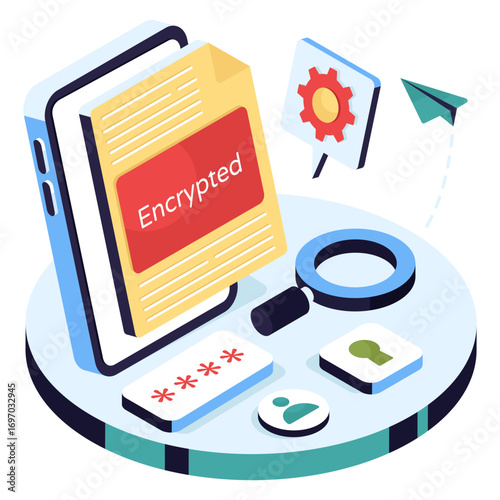 An illustration design of encrypted file