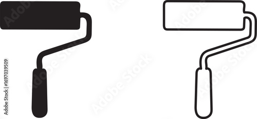 Welding torch silhouette illustration for metalwork and industrial applications