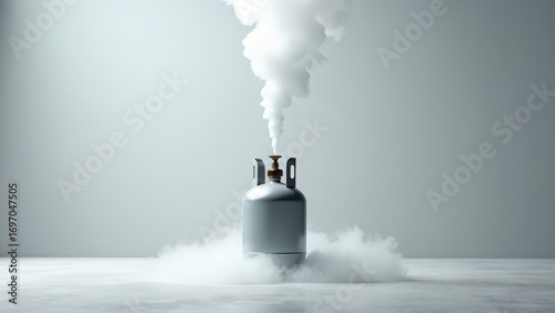 Gas tank leaking white vapor