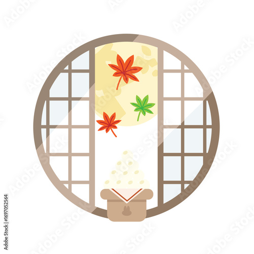 日本の秋のアイコン：お月見 / Japanese Autumn Icon: Moon Viewing