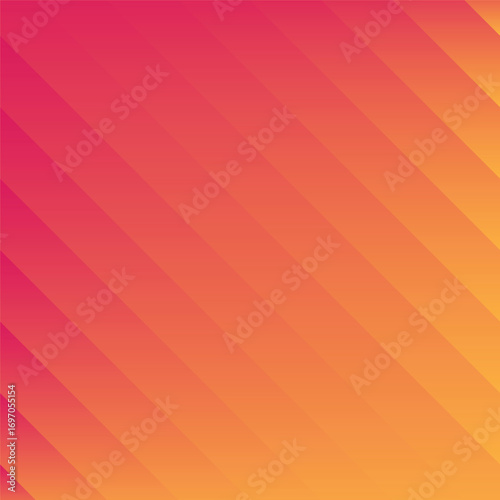 Border with diagonal lines. Angle of tilt stripes. Orange yellow pattern of footer isolated vector on white background
