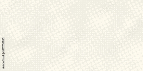 Ecru gradient with texture of eggshell. Pastel light beige background, modern dotted vector design, paper texture. modern circle background cover, header, business