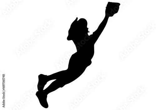 野球選手のシルエット5