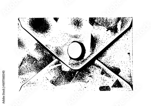 Vector Abstract vector featuring intersecting lines and a central circle.