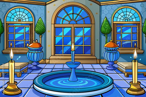 When you enter Bibi Sakineh's house, time stops for a moment. The blue pond in the middle of the yard, wooden windows and candlestick vases give a peace that is rarely found in today's cities.