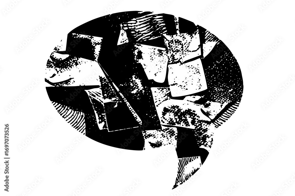 Obraz premium Vector Abstract geometric shapes form a dynamic circular .