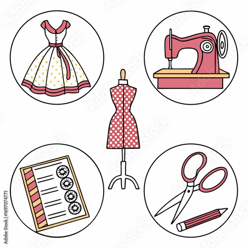 Sewing and fashion design elements