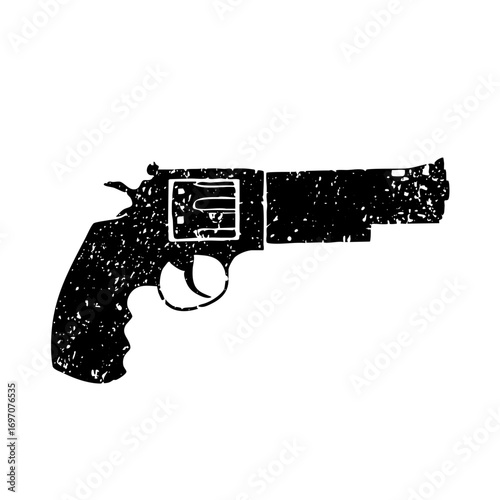 Vector Distressed Black Revolver