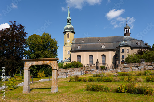 Ebersbach in Sachsen, Deutsche Fachwerkstrasse, Kirche