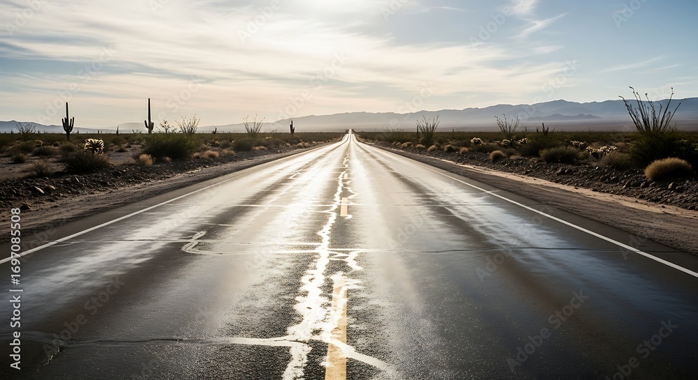 Fototapeta premium Desert Road.