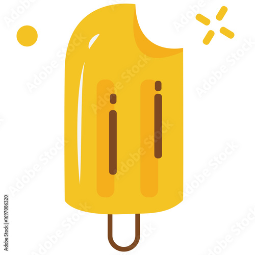 ice cream icon on white background