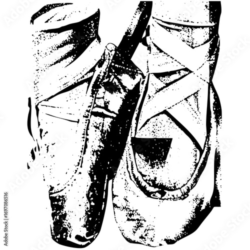 Vector Dramatic face with hand obscuring eye .