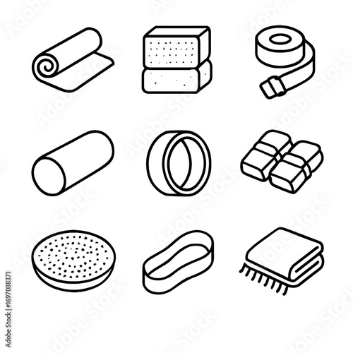 Gear cork prop wheel ankle icon advanced disc thick yoga vector large