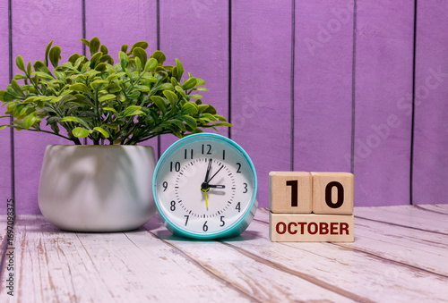 October 10, Cover design with number cube