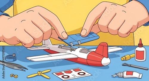 Wallpaper Mural Building Plane Model. Torontodigital.ca