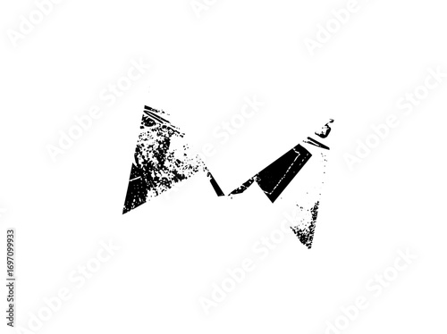 Vector Abstract geometric shapes create a dynamic fragmented .