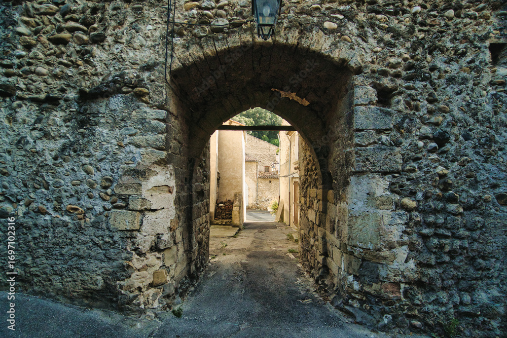 Fototapeta premium The town of Mées, France