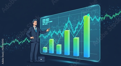 Wallpaper Mural Stock Market Analysis. (1) Torontodigital.ca