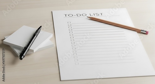 Wallpaper Mural ToDo List on Desk. Torontodigital.ca