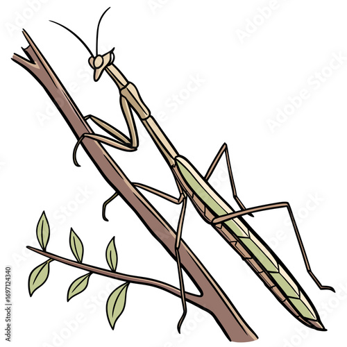 stick-insect---colour-color-design-and-white-backg (3)