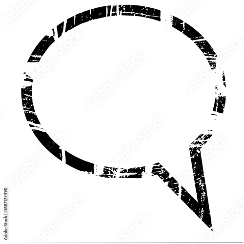 Vector Distressed circular with a downward arrow element.
