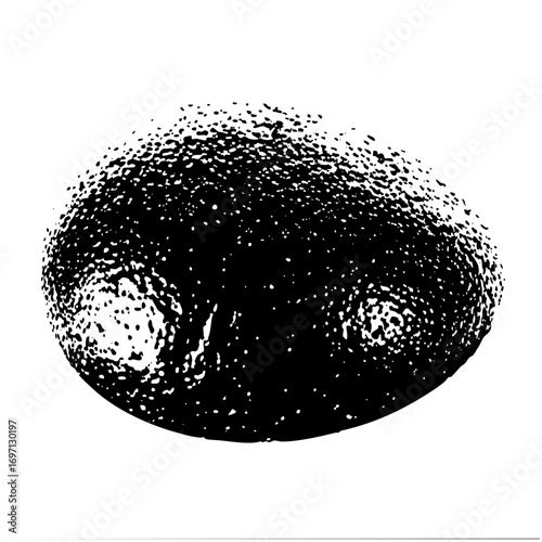 Vector Abstract galactic collision featuring swirling cosmic dust.