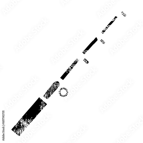 Vector Exploded Diagram of a Mechanical Pencil with Components