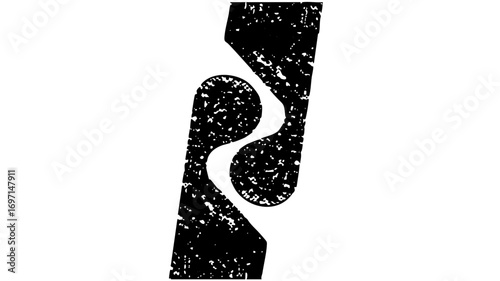Vector Abstract faces form a dynamic interconnected silhouette.