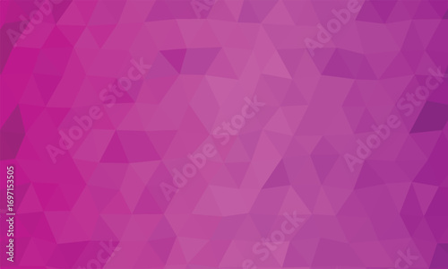 Bright Pink Polygonal Geometric Background with Smooth Gradient abstract pattern