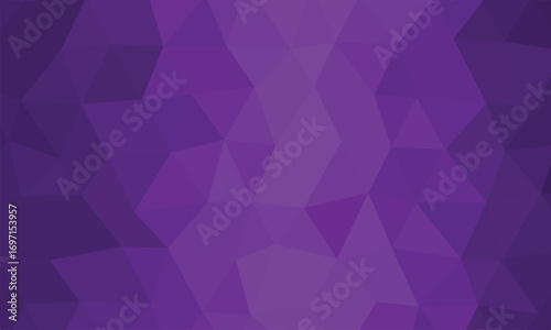 Geometric Low Poly Abstract Background in Shades of Purple and Violet polygon