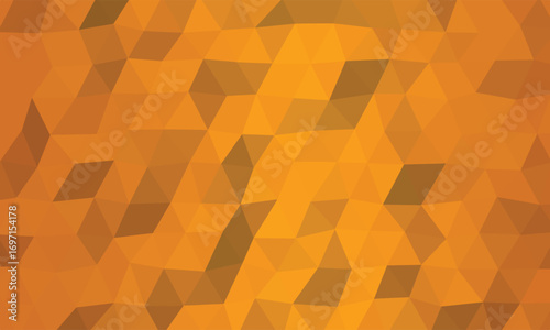Vibrant Orange Polygonal Geometric Background with Textured Surface abstract pattern
