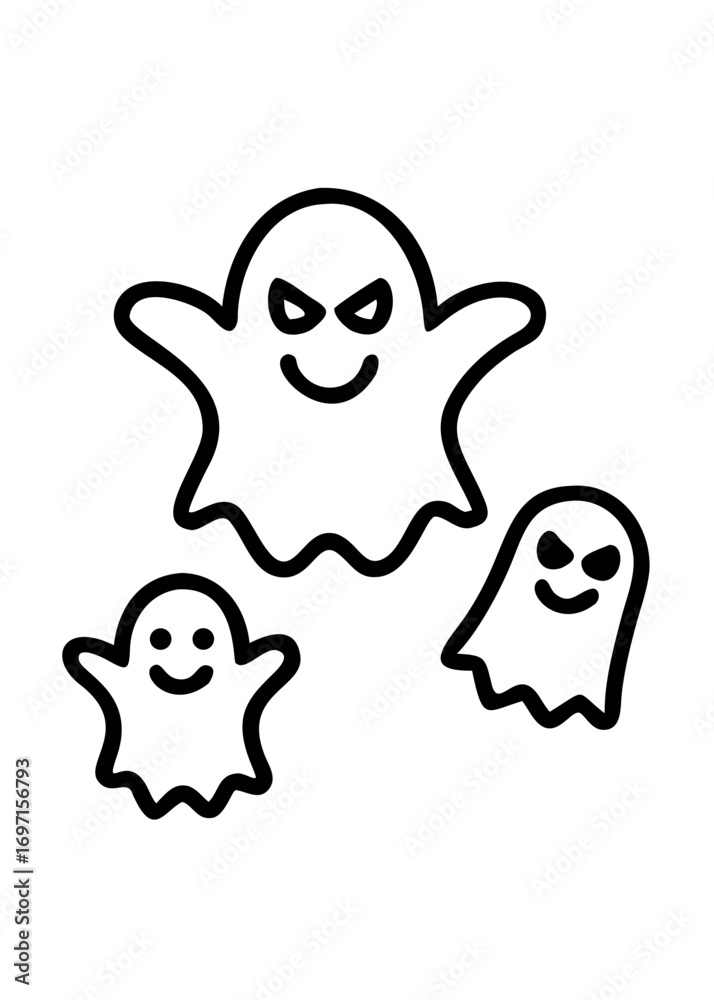 Obraz premium vector illustration of a icon helloween