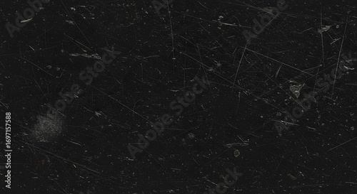 A dark scratched surface