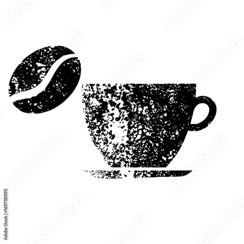 Vector Coffee Bean and Cup
