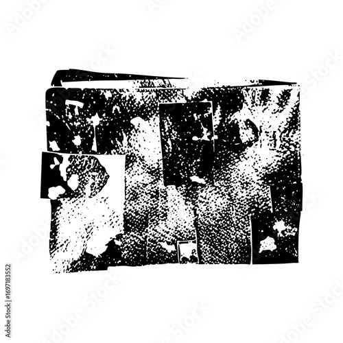 Vector Abstract geometric shapes create a fragmented textured composition.