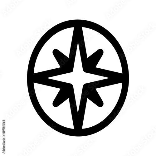Simple Compass Icon