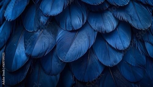 a close up of a blue bird ' s feathers with a black background