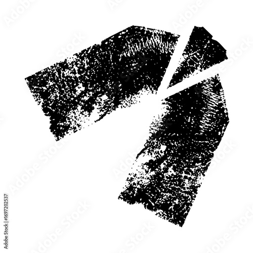 Vector Fragmented abstract shapes create a dynamic broken .
