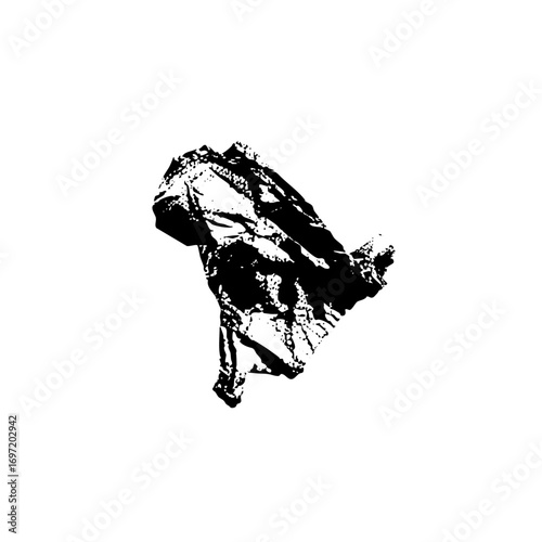 Vector Dynamic figure performs a handstand with expressive lines.