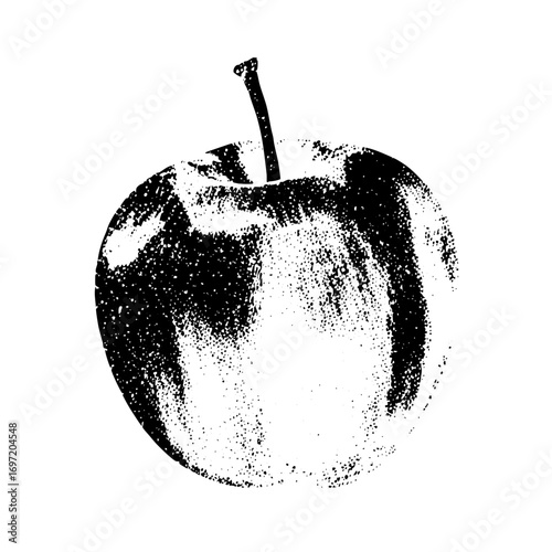 Vector Detailed of a dark with a stem.