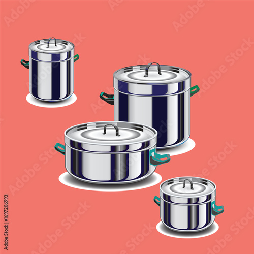 vector illustration of a can